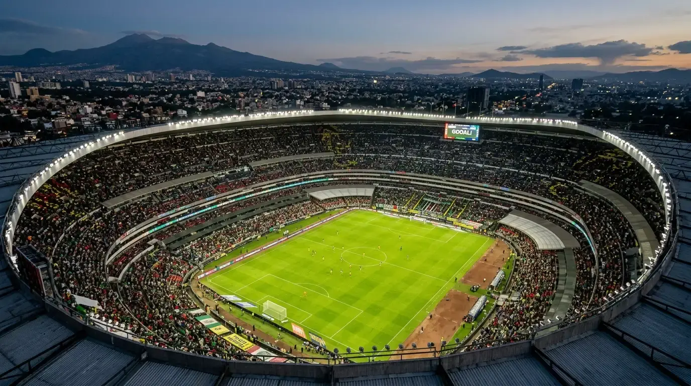 Estadio Azteca v Mexico Cityju, prizorišče otvoritvene tekme SP 2026