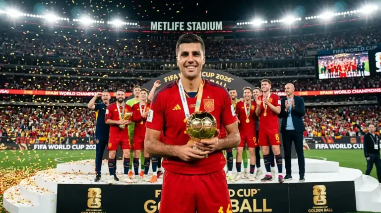 Rodri zlata žoga SP 2026, Mbappé rekordni strelec z 22 kariernimi goli