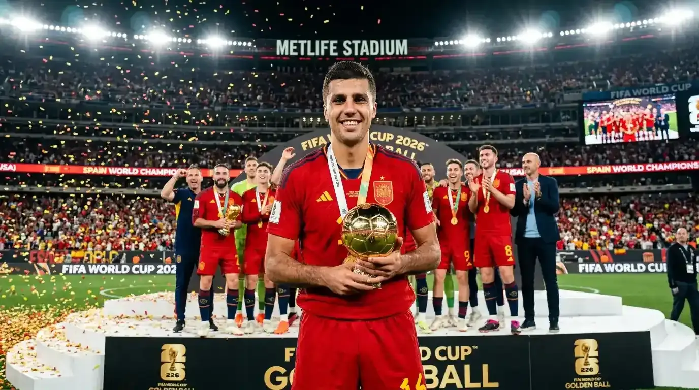 Rodri z zlato žogo po finalu SP 2026